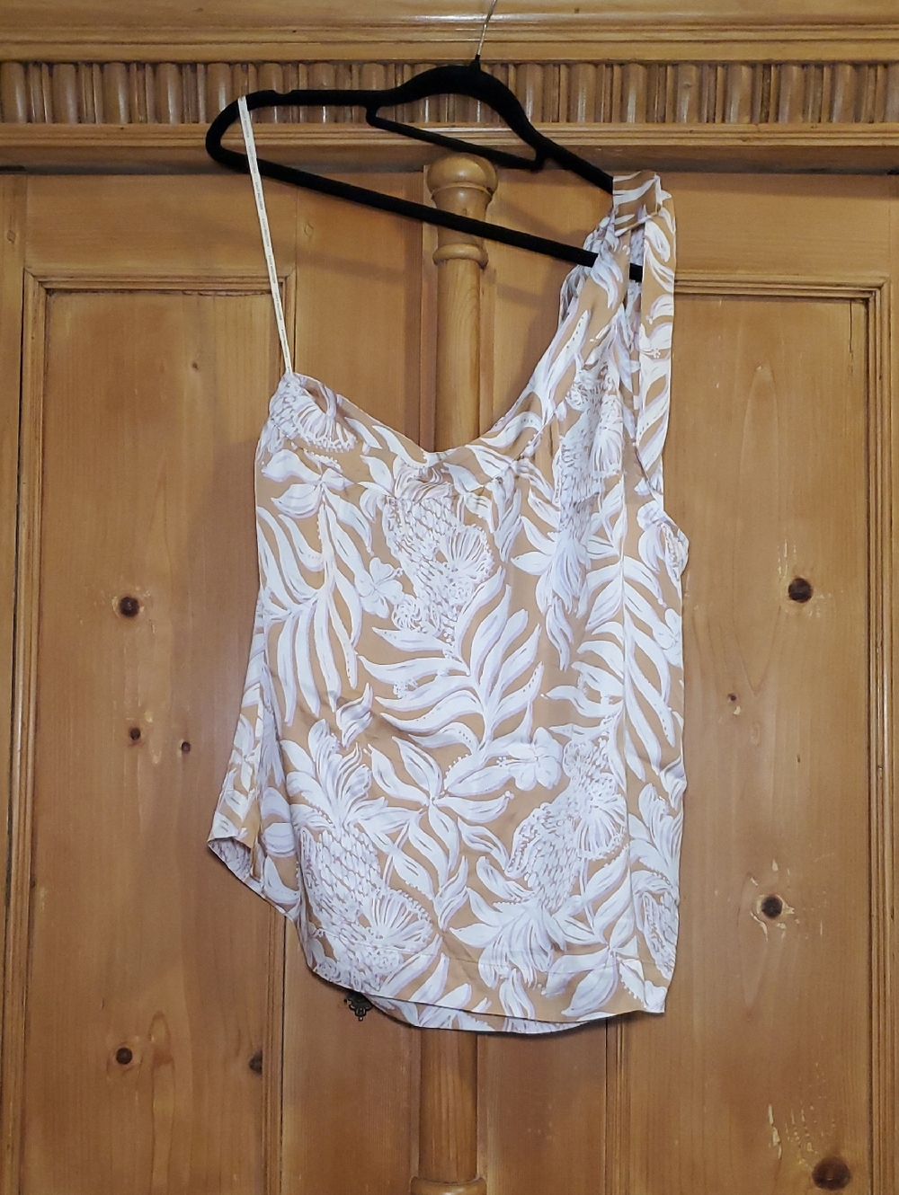 Lilly Pulitzer Bexler One Shoulder Tank Top - Picture 3 of 7